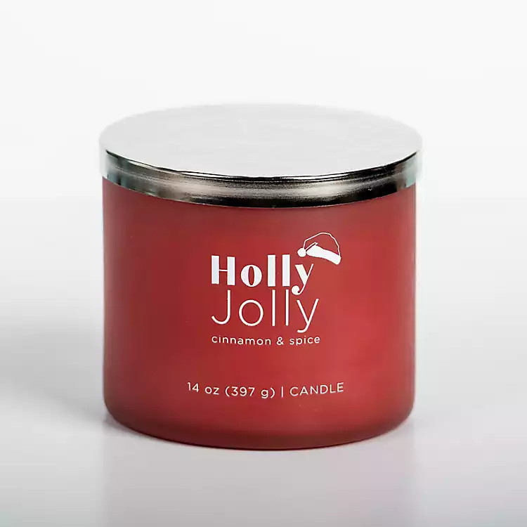 New! Holly Jolly Cinnamon Strudel Jar Candle | Kirkland's Home
