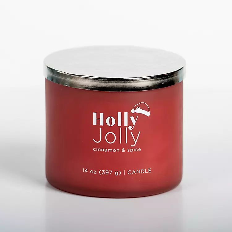 New! Holly Jolly Cinnamon Strudel Jar Candle | Kirkland's Home