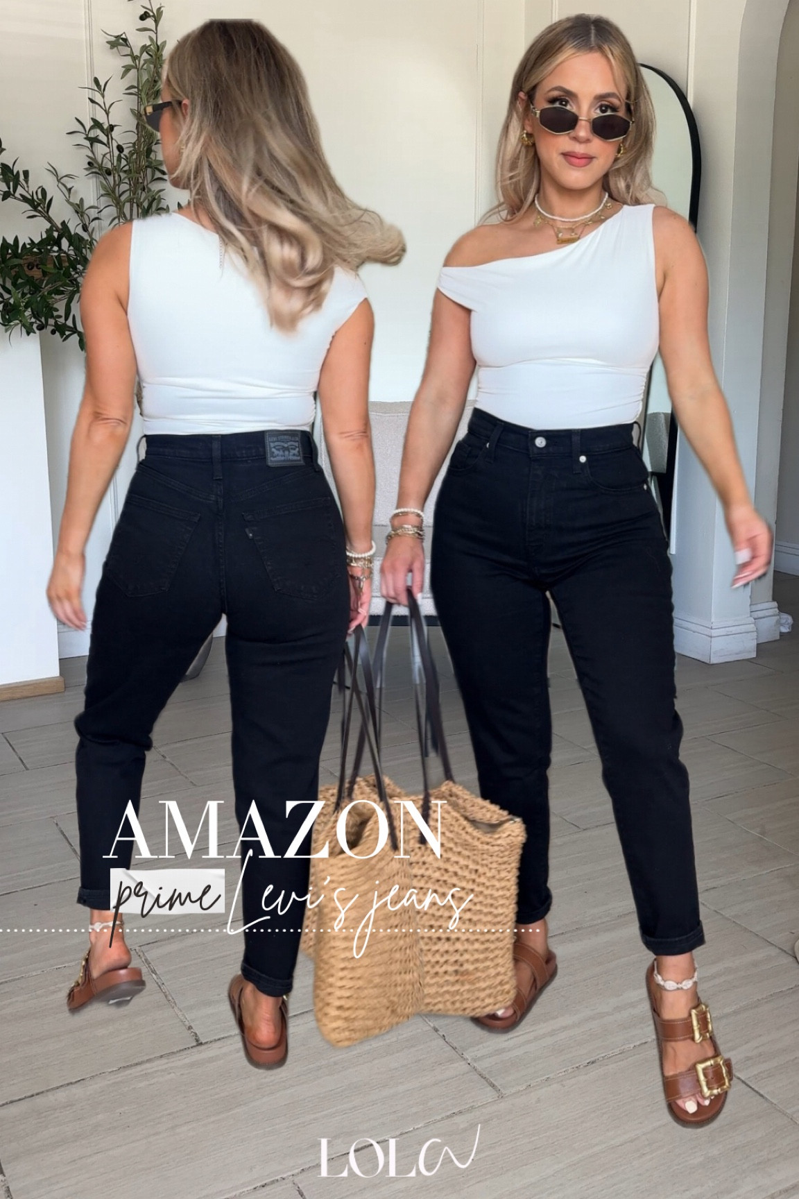 Amazon prime Levi's jeans on sale! 

✔️ these jeans are so flattering and if your curvy they accentuate your figure so well! 
✔️ color: flash black
✔️ size 27 (size down) lots of stretch!
✔️top is small 

#LTKStyleTip #LTKSaleAlert #LTKFindsUnder50