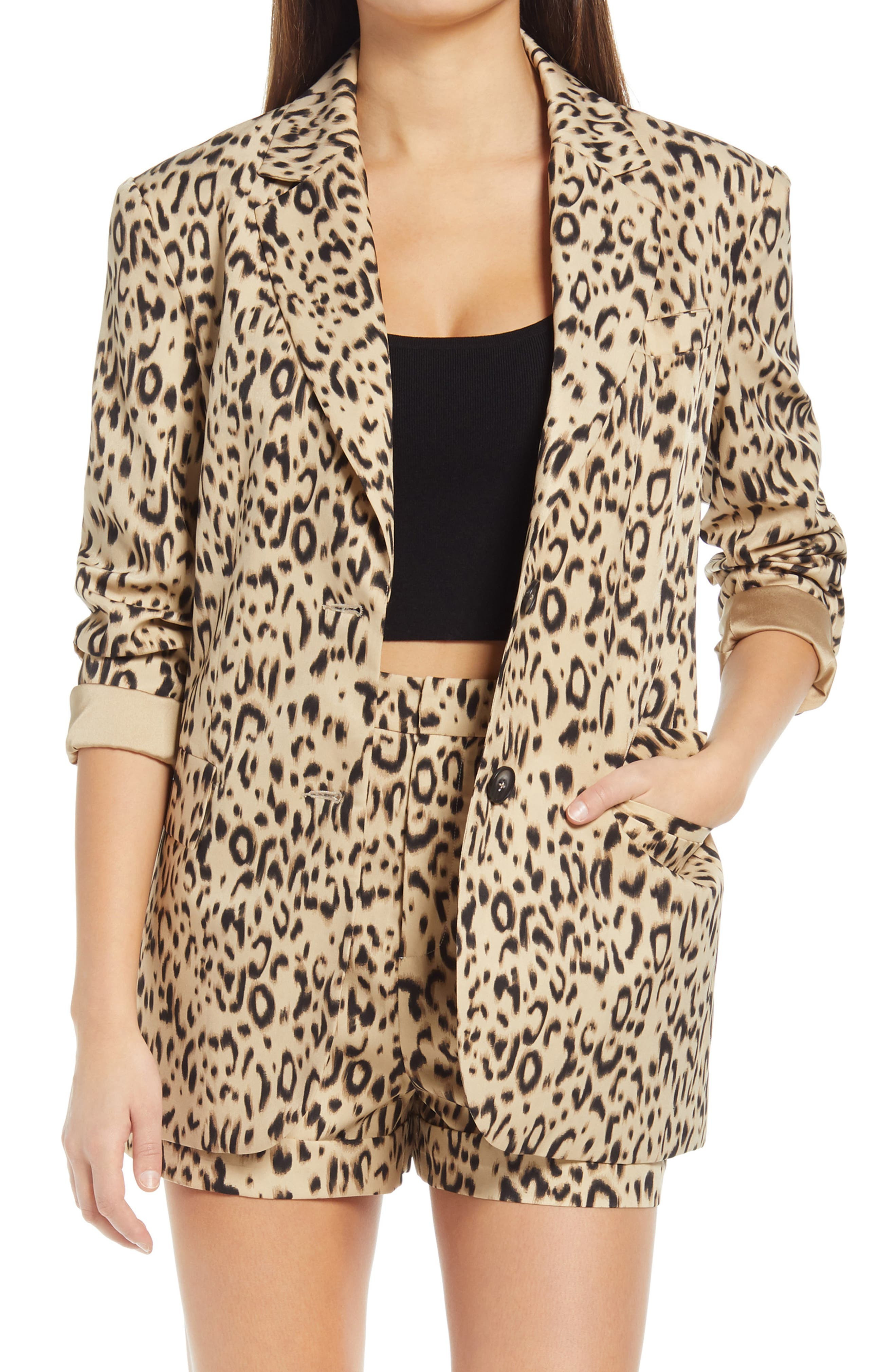 Endless Rose Animal Print Blazer | Nordstrom | Nordstrom