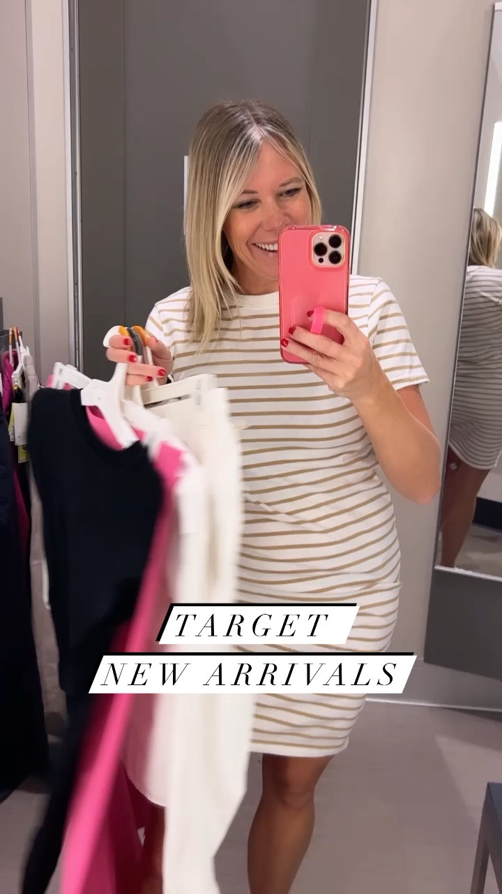 Target style spring outfit, ideas spring break, vacation outfits, cotton dresses, Valentine’s Day linen set satin skirt, striped T-shirt dress. Wearing a size small in everything.

#LTKSeasonal #LTKstyletip #LTKunder50