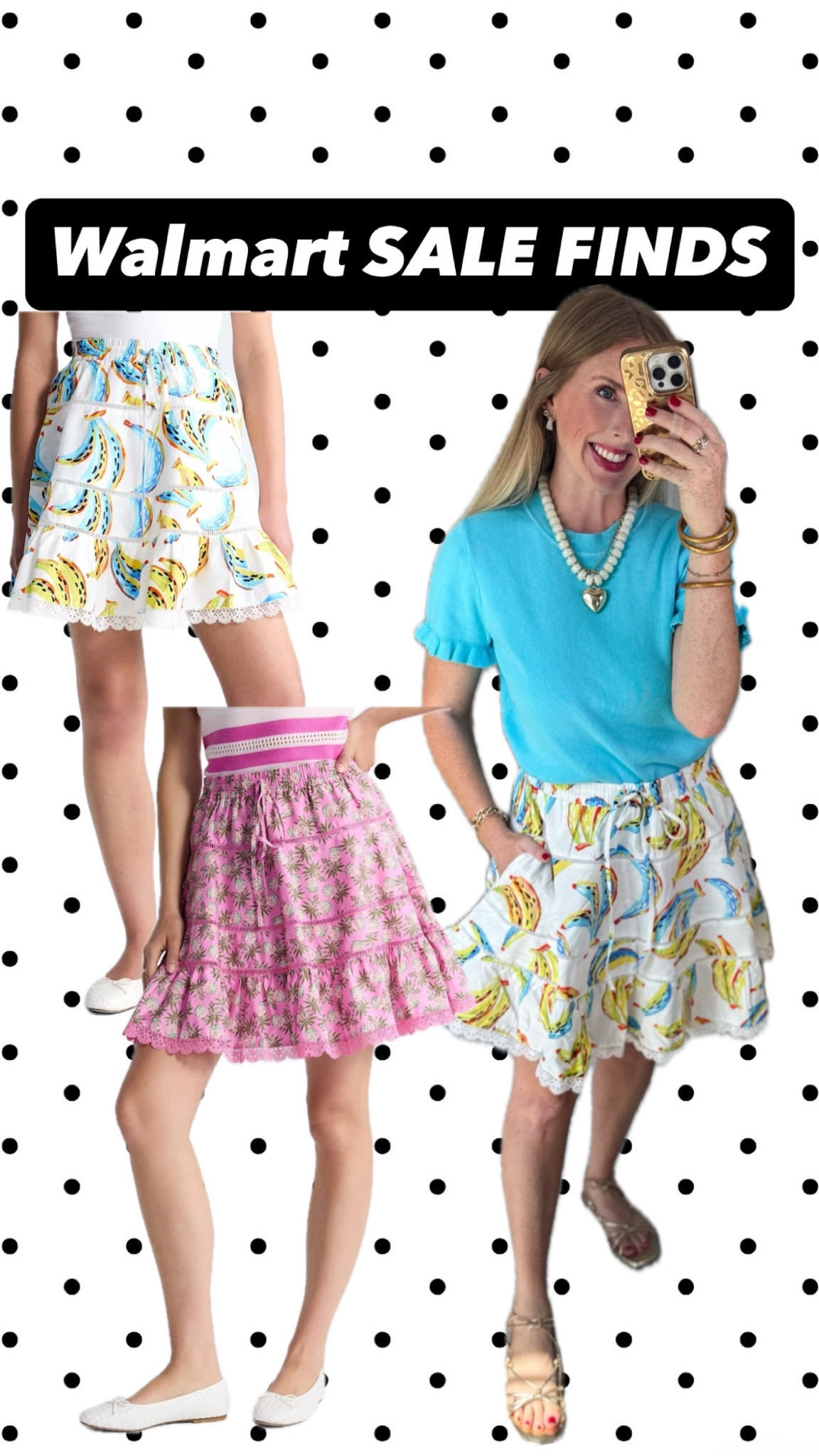 Walmart printed mini skirt on sale

#LTKSaleAlert
