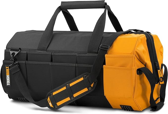 ToughBuilt – Massive Mouth Tool Bag, Heavy-Duty Fabric Wide-Mouth Bag with Rigid Frame, Waterpr... | Amazon (US)