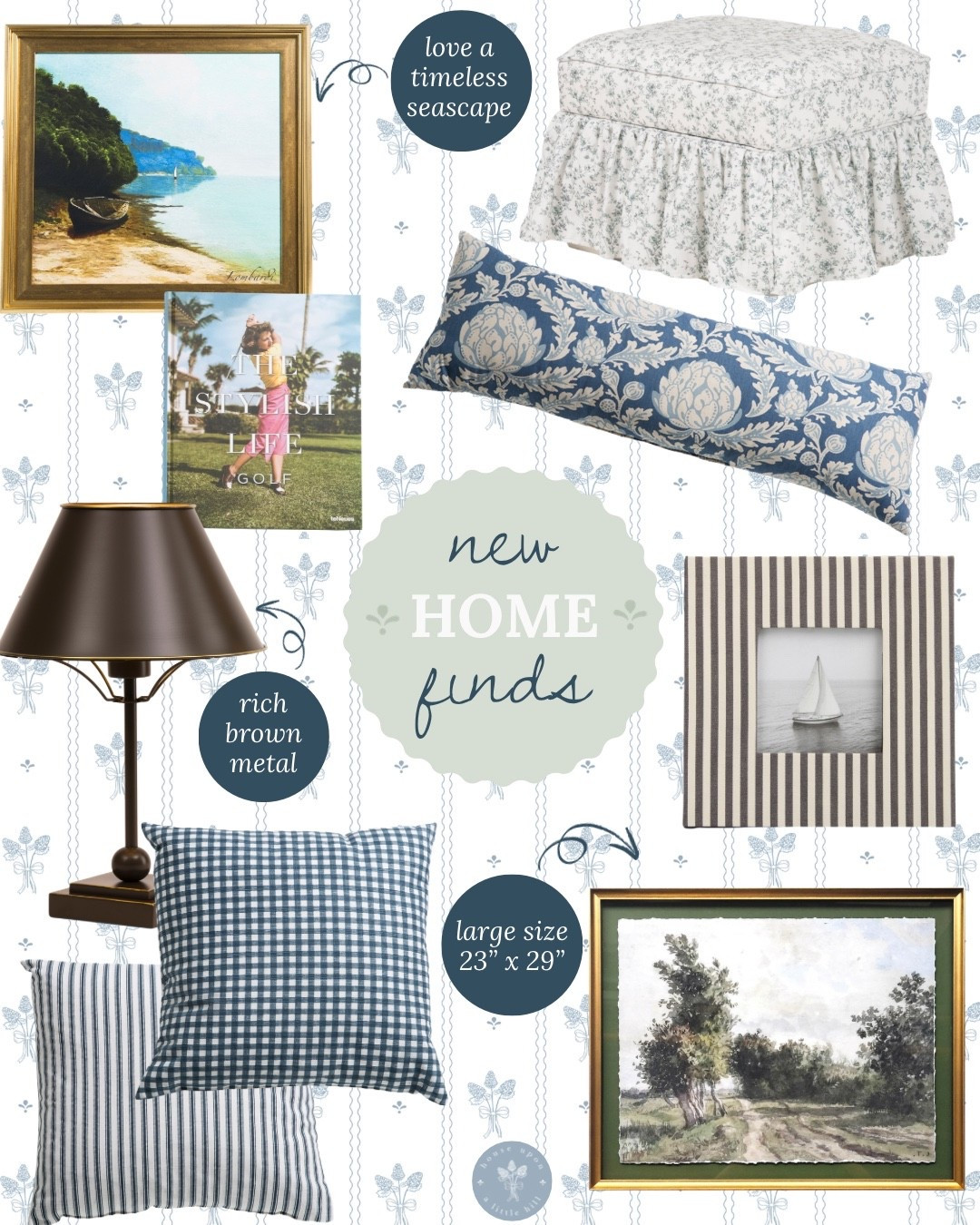 New finds for the classic summer home 🤎💙