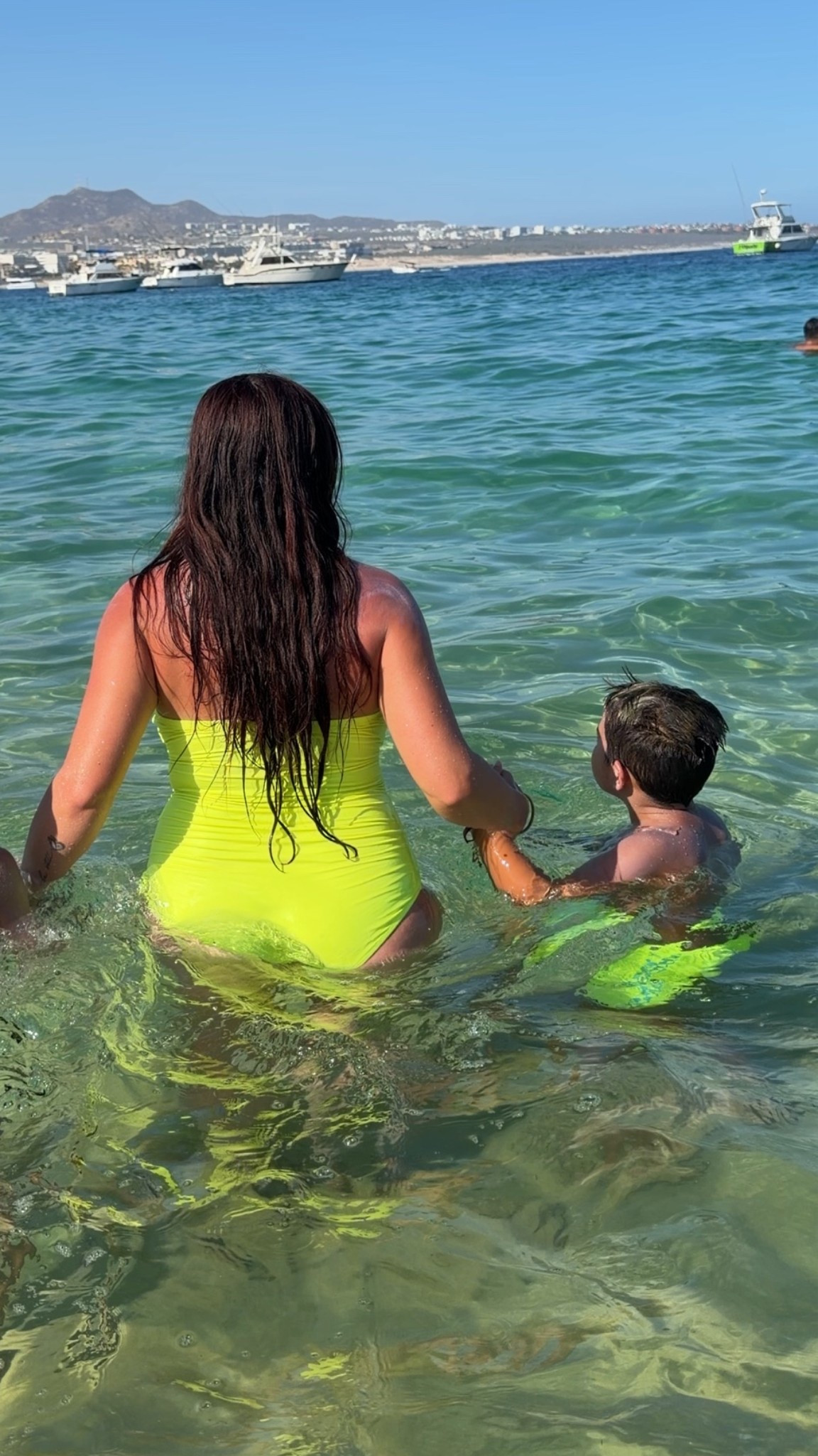 💛💚 matchies neon swim

#LTKmomlife #LTKSeasonal