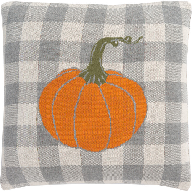 Safavieh | Fall Pumpkin Pillow, Grey | Maisonette | Maisonette