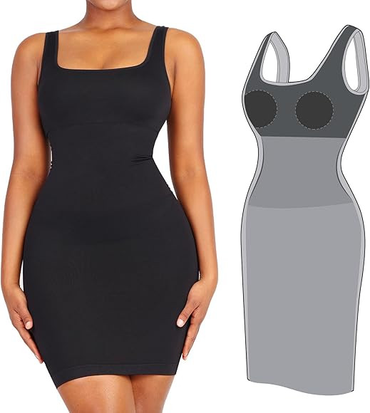 FeelinGirl Women's Party Bodycon Wedding Guest Dresses for Women Sleeveless Sexy Prom Club Shaper... | Amazon (US)