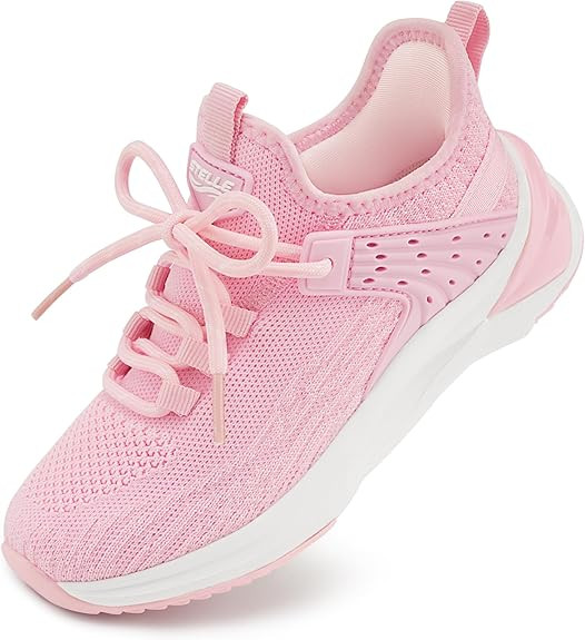 Stelle Girls Tennis Shoes Slip-on Kids Sneakers Lightweight Running Shoe Boys Walking Athletic Fl... | Amazon (US)