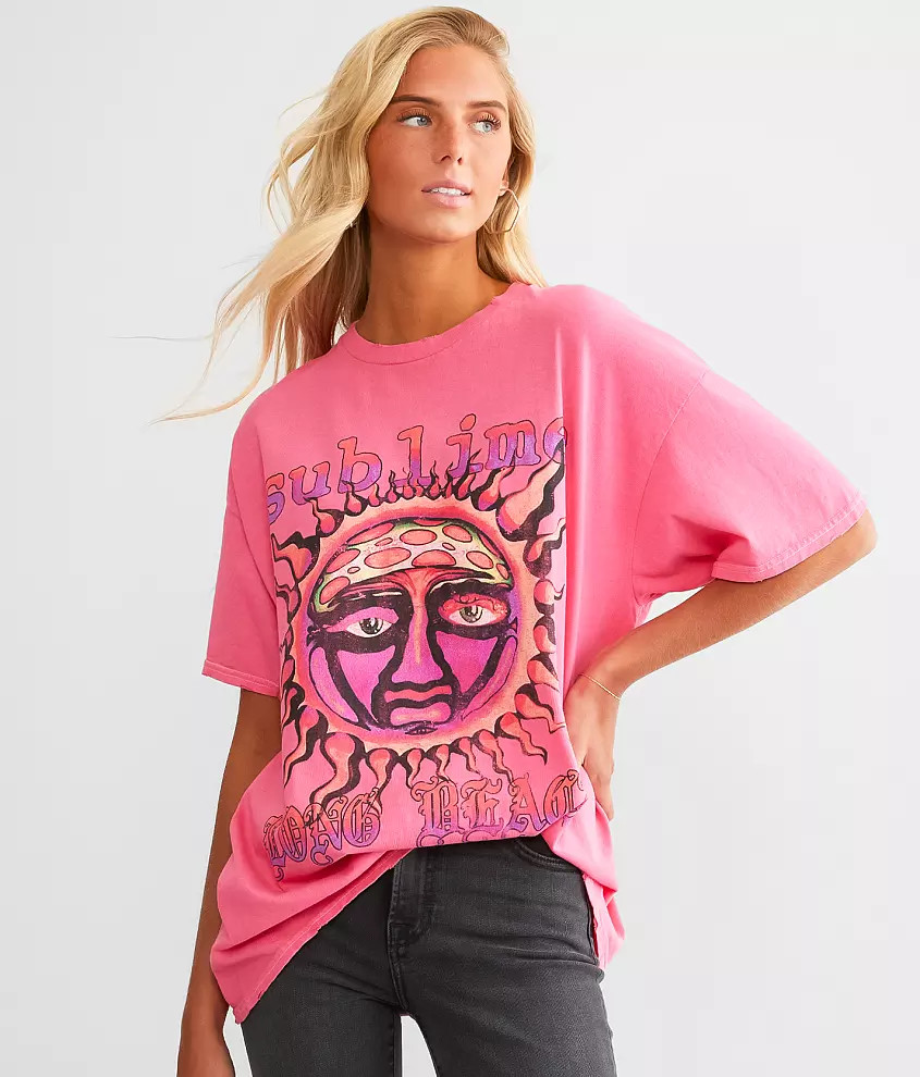 Sublime Long Death Oversized Band T-Shirt | Buckle