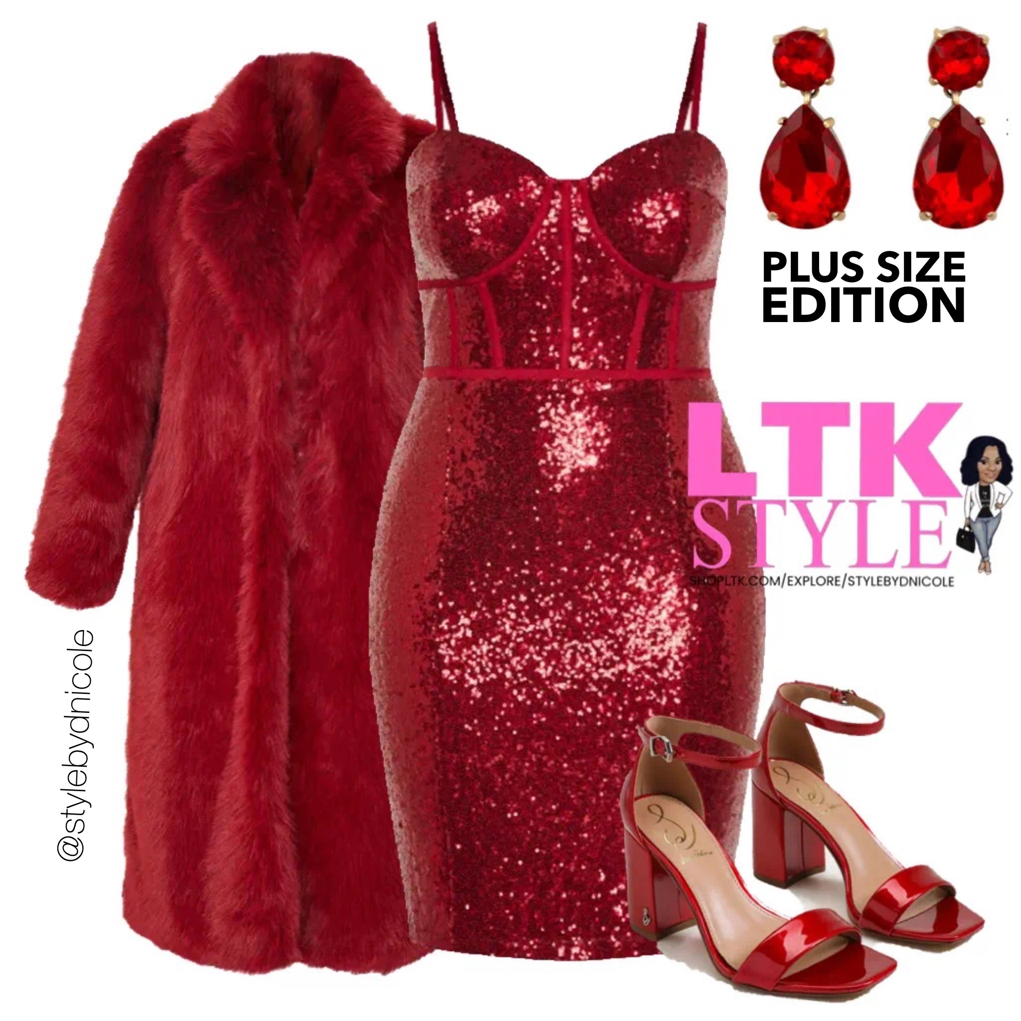 This look is screaming OBNOXIOUS! Be exactly that! 

Available in sizes 12-24!

#LTKPlusSize #LTKHoliday #LTKParties