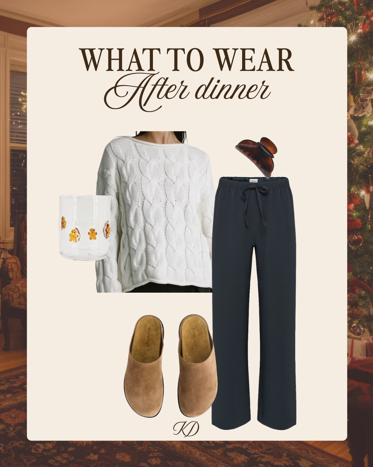 Thanksgiving week outfits: after dinner hanging out! Sweater is 100% cotton and had a perfect slouchy fit & the pants don’t show wrinkles! 

#LTKSeasonal #LTKootd #LTKHoliday