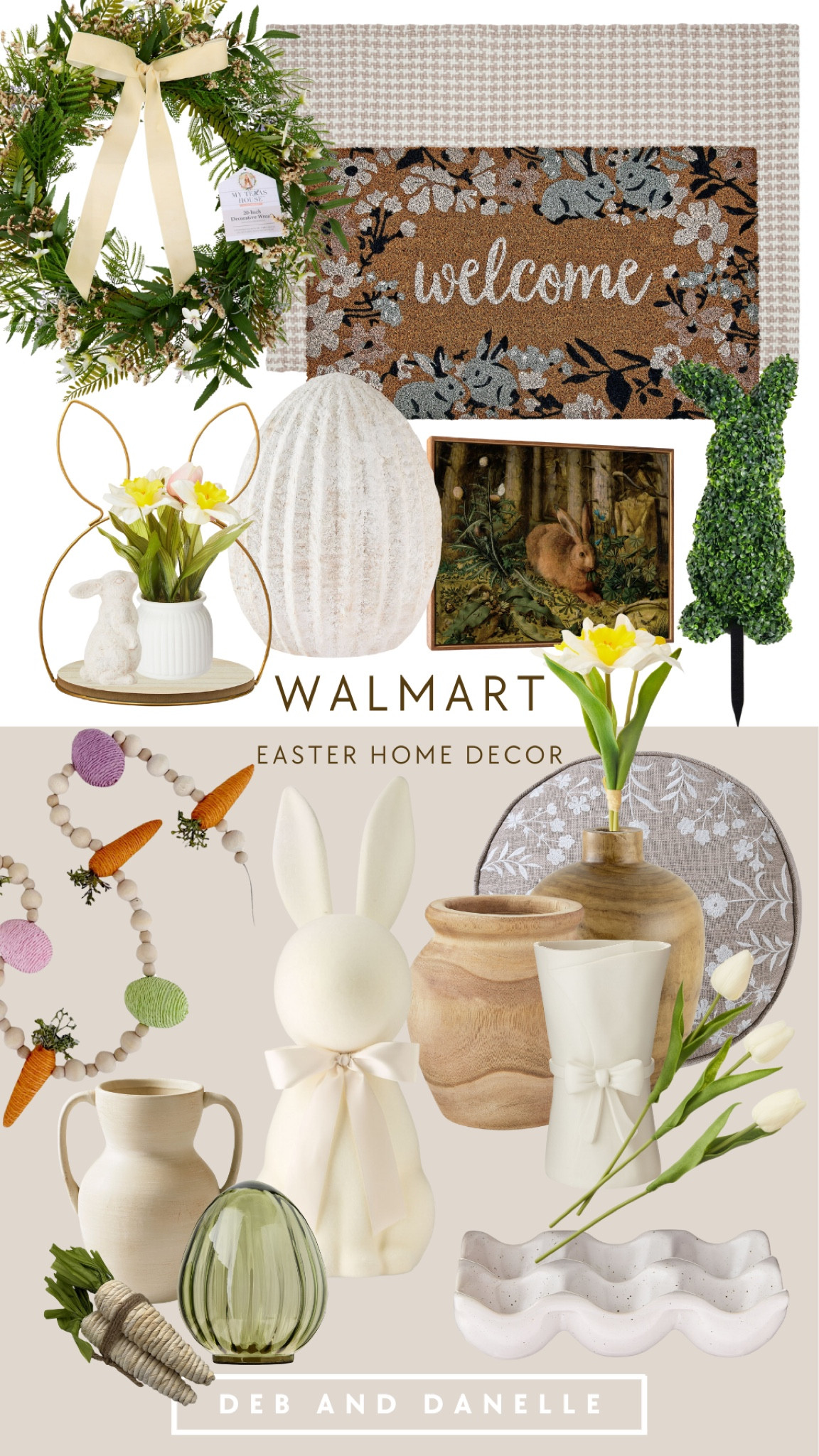 Walmart has some great Easter home decor options that aren’t over the top colorful and cheap looking. I was pleasantly surprised with my roundup. 

#LTKSeasonal #LTKFindsUnder100 #LTKHome