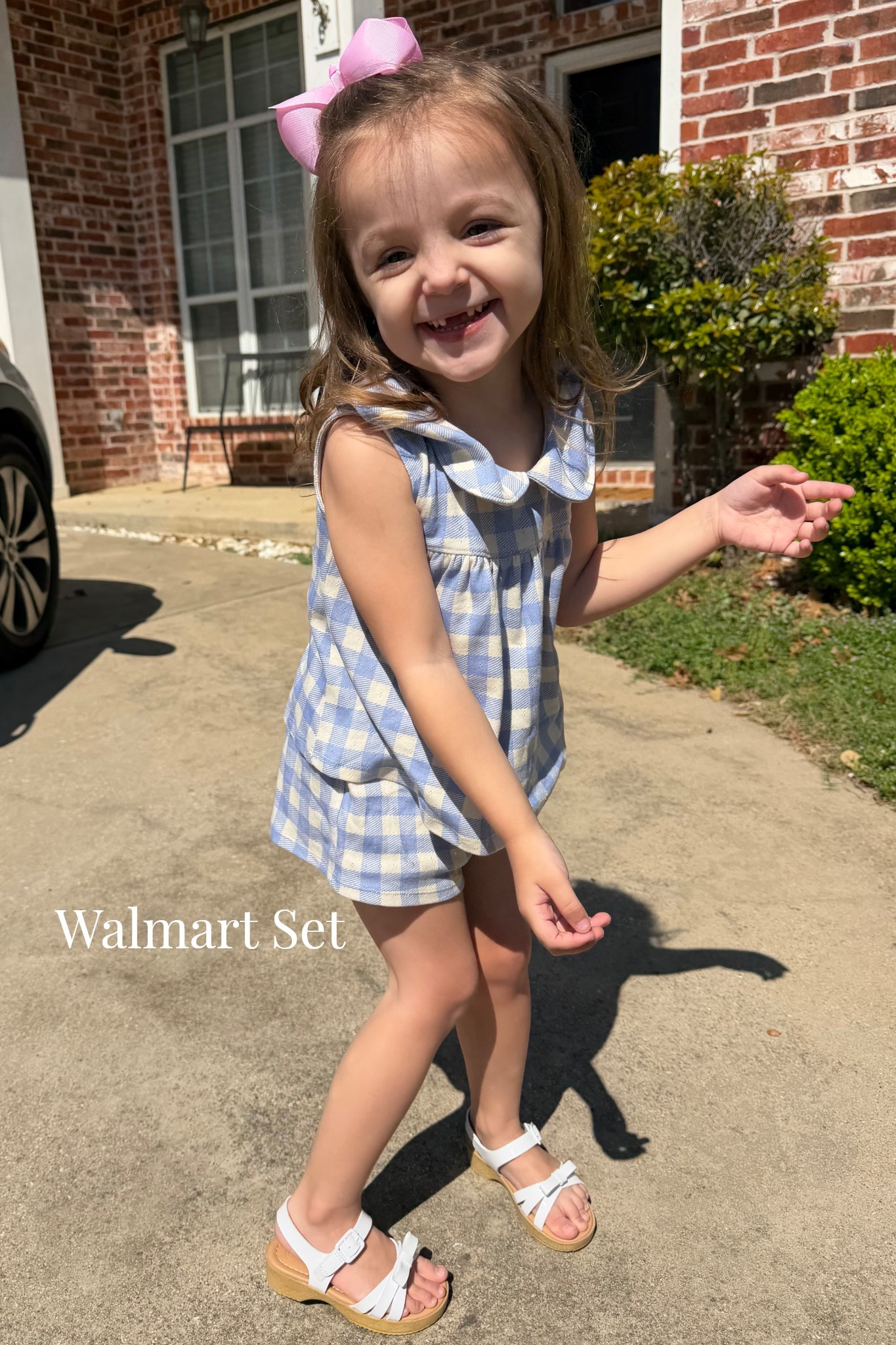 Toddler girl outfits. Walmart finds, girl Walmart set. Target shoes, toddler girls target sandals. 

#LTKBaby #LTKSpringSale #LTKKids
