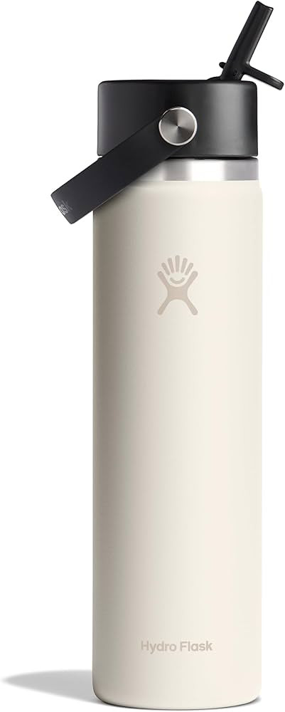 HYDRO FLASK Wide Mouth vacuum insulated stainless steel water bottle with leakproof closeable str... | Amazon (US)