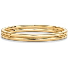 PAVOI 14K Gold Plated Stackable Ring Pack for Women | Waterproof Stainless Steel Dainty Layering ... | Amazon (US)