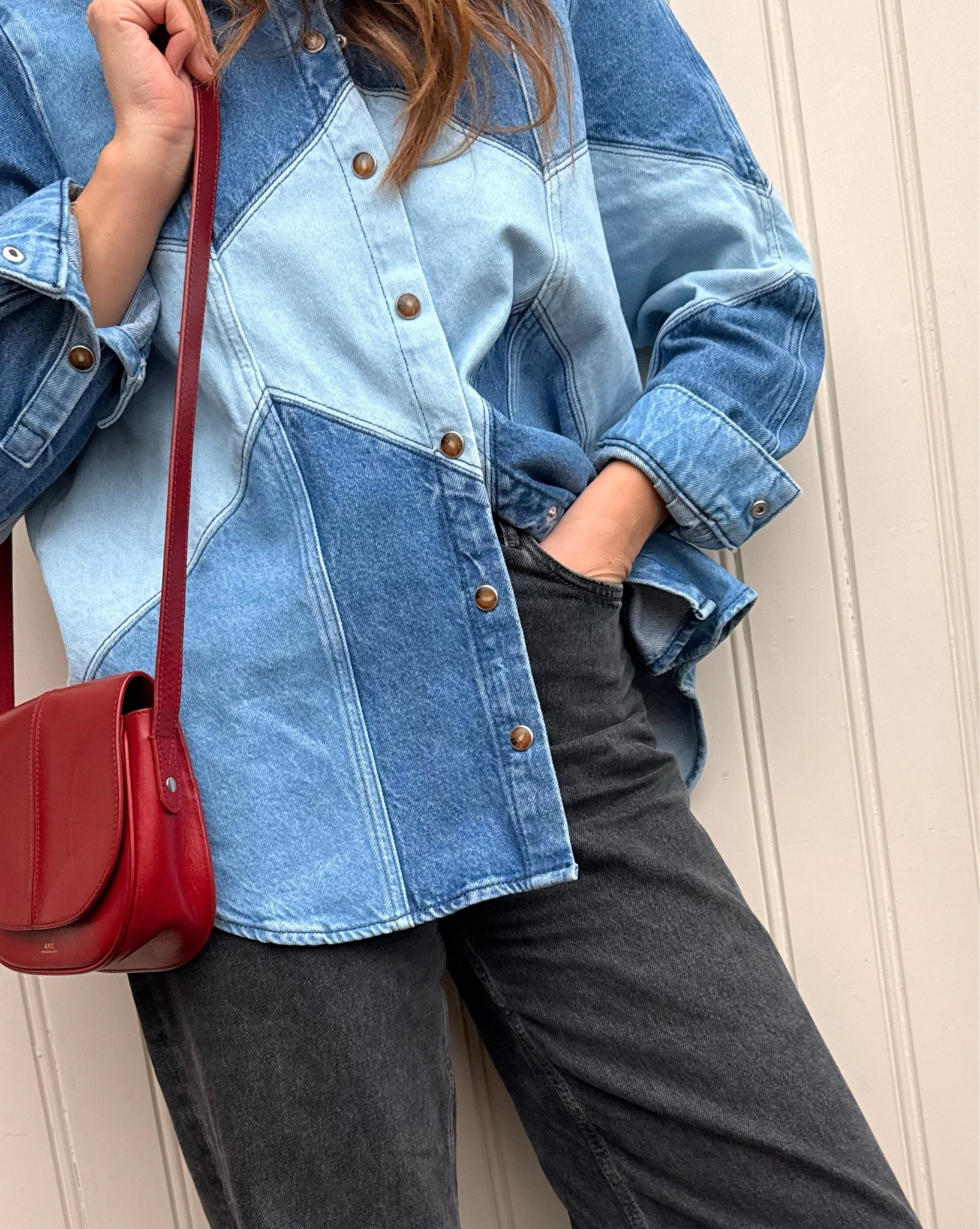 Birthday denim patchwork shirt.

A gift from me to me. 

#LTKwinter #LTKuk #LTKeurope