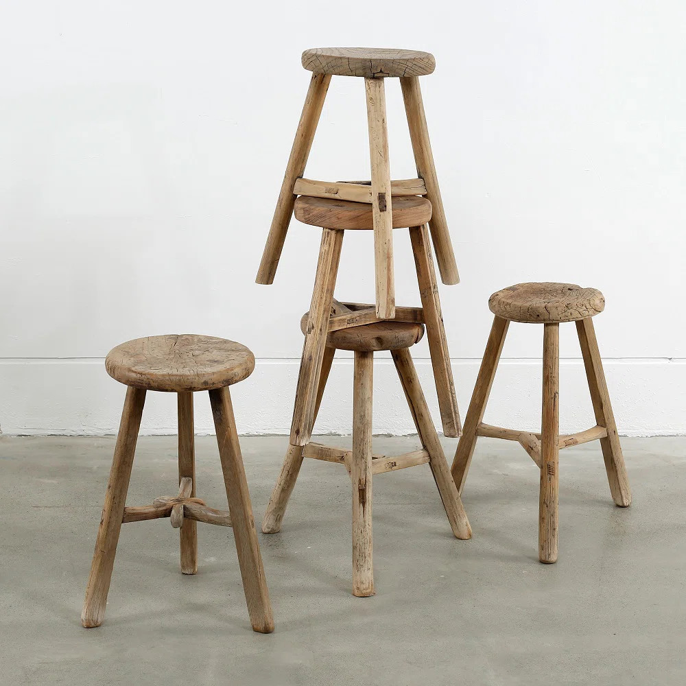 Marquise Solid Wood Accent Stool | Wayfair North America