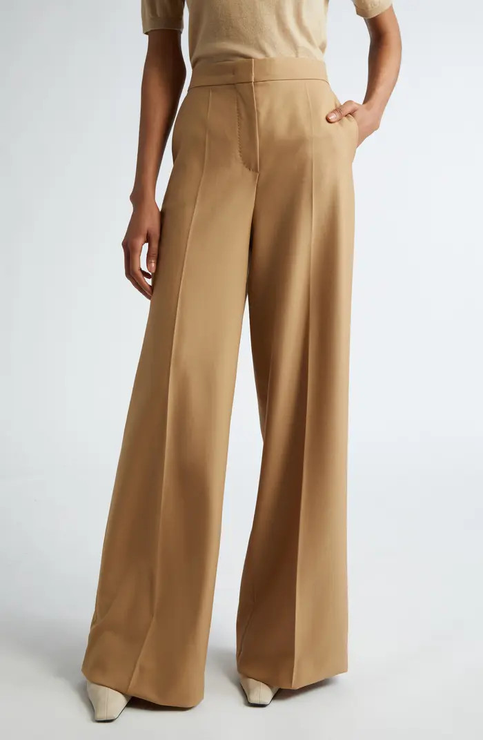 Senna Virgin Wool Wide Leg Pants | Nordstrom