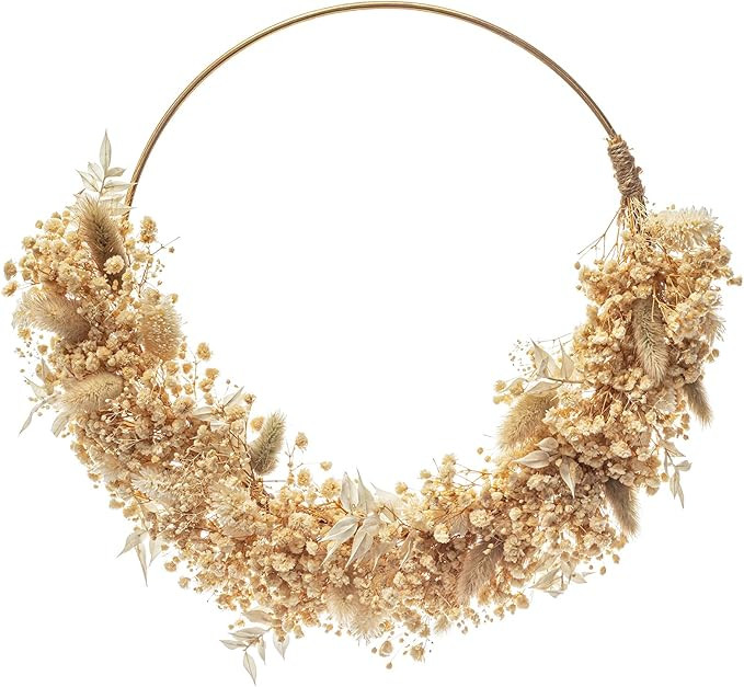 Magicdecor Fall Wreath for Front Door. Farmhouse Boho Wall Hanging Wreaths Decoration. Small 13" ... | Amazon (US)