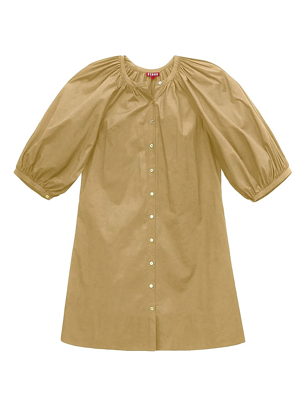 Women's Mini Vincent Dress - Khaki - Size Large - Khaki - Size Large | Saks Fifth Avenue