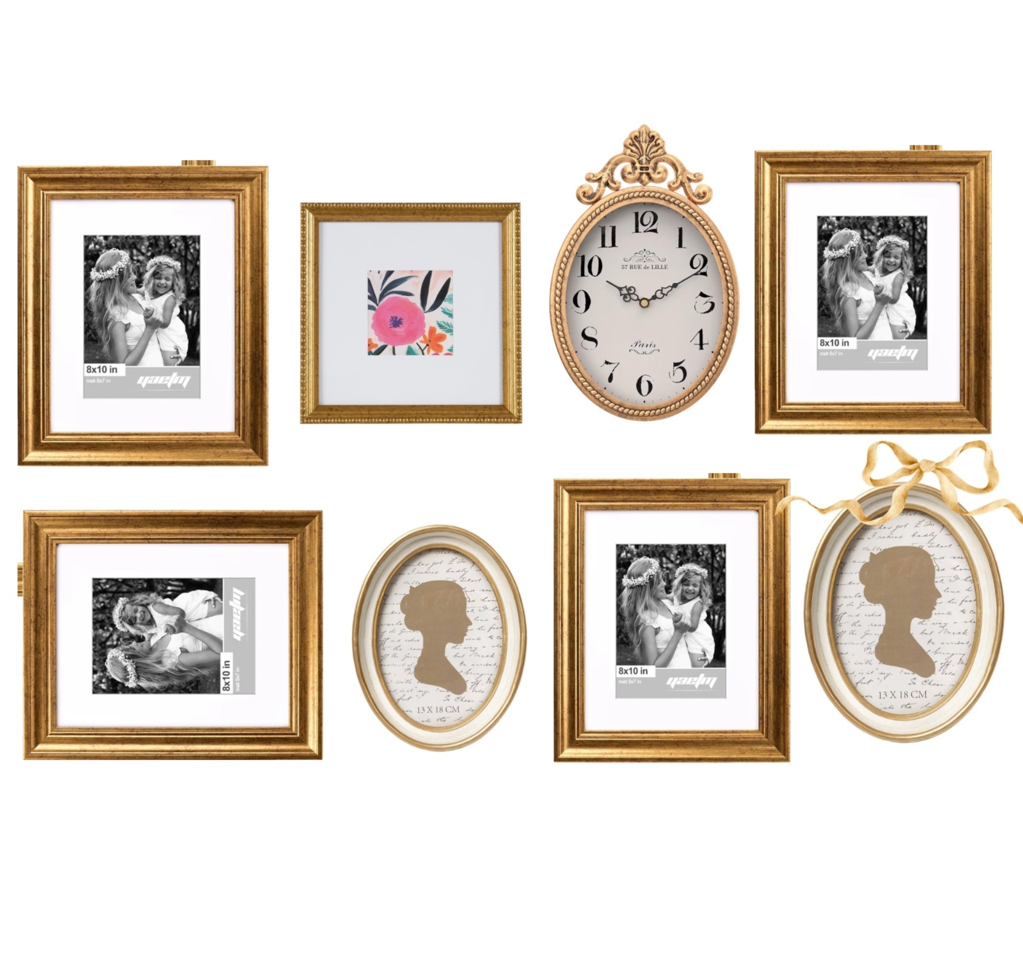 Wall gallery gold picture frames wall frames wall decor gold ornate picture frames 

#LTKHome #LTKFindsUnder50 #LTKSaleAlert