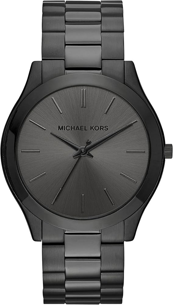 Michael Kors Men's Slim Runway Stainless Steel Quartz Watch | Amazon (US)