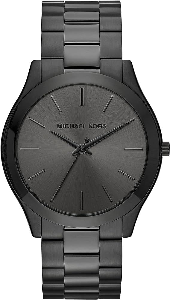 Michael Kors Men's Slim Runway Stainless Steel Quartz Watch | Amazon (US)