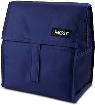 PackIt® Freezable Lunch Bag, True Blue, Built with EcoFreeze® Technology, Foldable, Reusable, Z... | Amazon (US)
