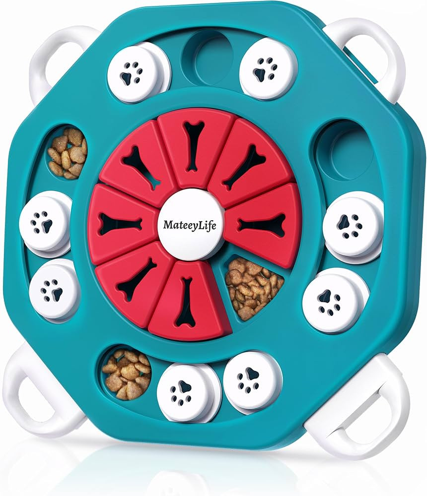 MateeyLife Interactive Dog Puzzle Toys for Boredom, Mental Stimulation Dog Food Puzzles Feeder fo... | Amazon (US)