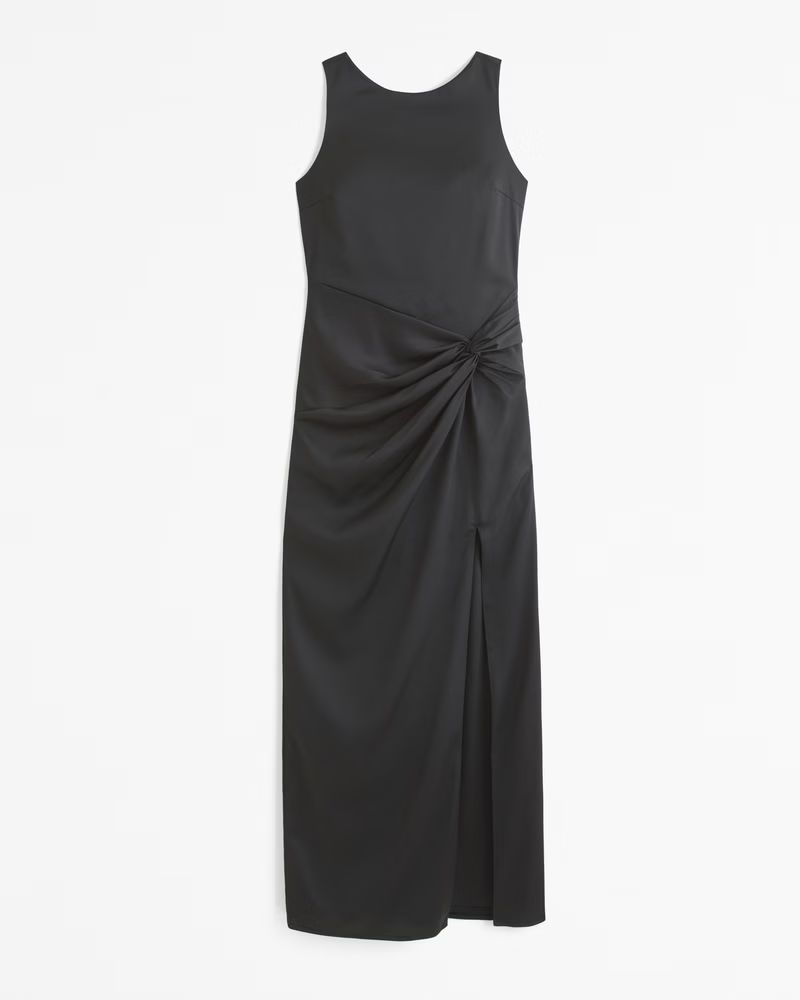 Women's Draped Skirt Maxi Dress | Women's Dresses & Jumpsuits | Abercrombie.com | Abercrombie & Fitch (US)