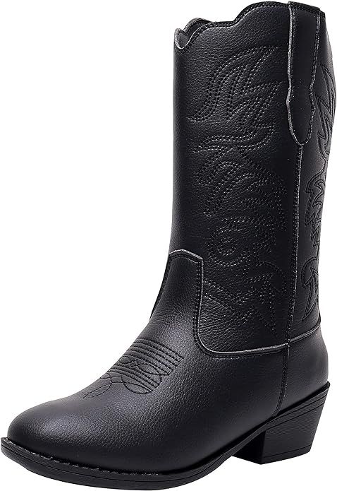 Amazon.com: Blikcon Unisex Kids Boys Girls Cowboy Boots Classic Western Boots : Clothing, Shoes &... | Amazon (US)