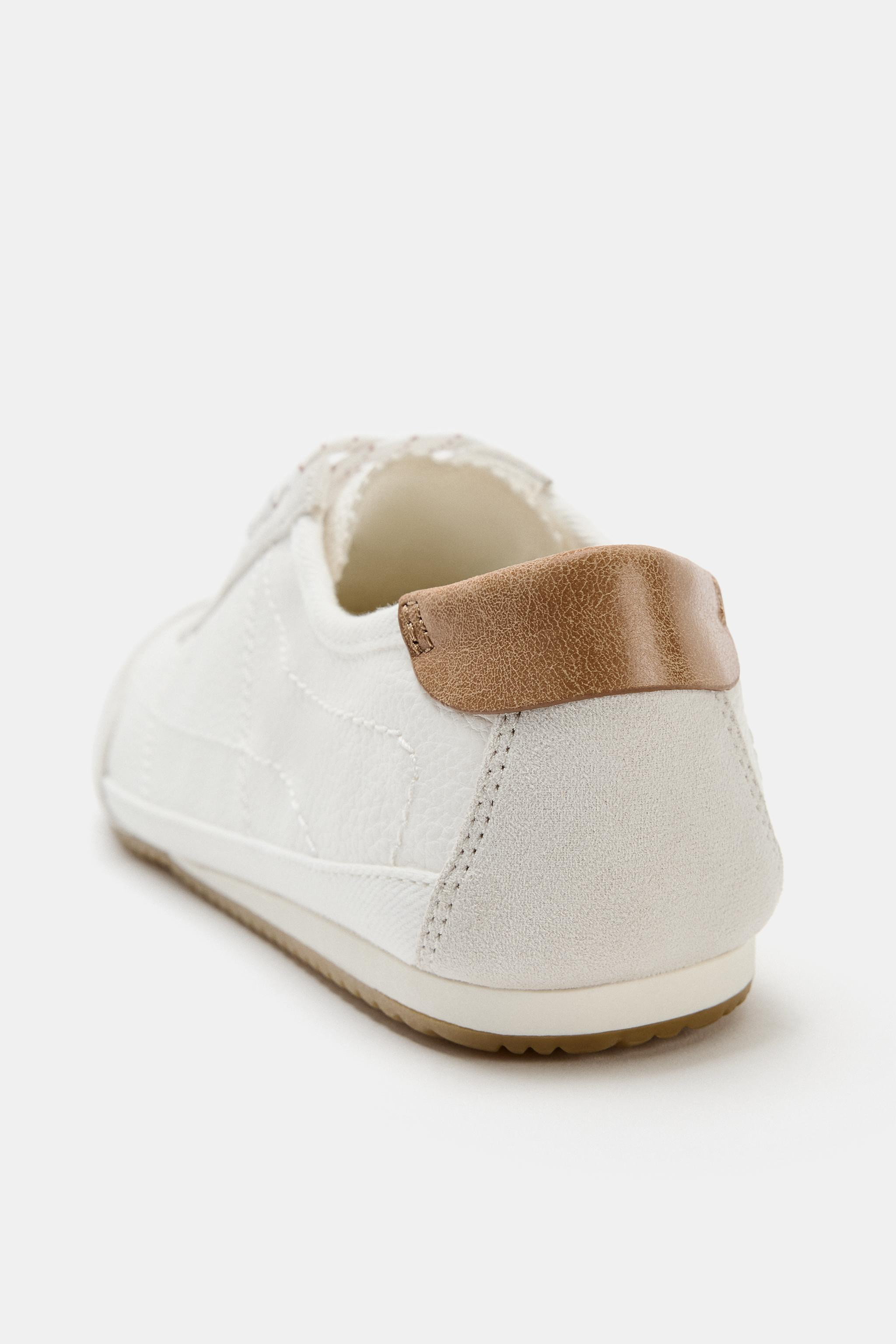 DERBY SNEAKERS WITH HEEL DETAIL | Zara US