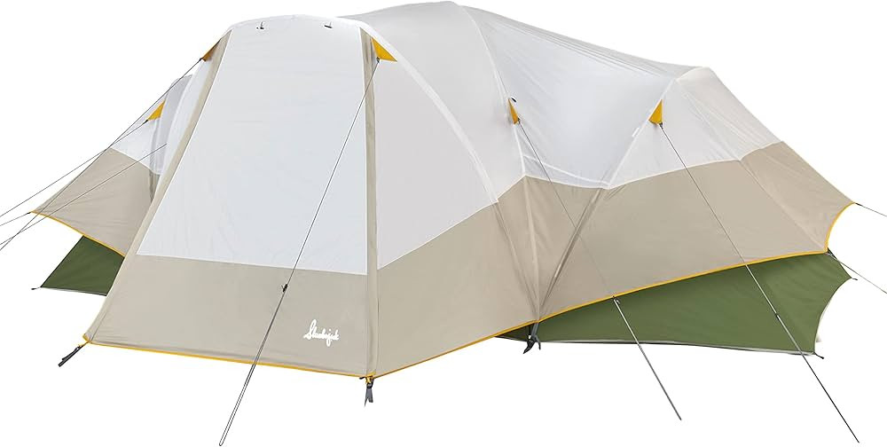 Slumberjack Aspen Grove 8 Person Hybrid Dome Family Camping Tent with 2 Rooms, Room Divider, Sepa... | Amazon (US)