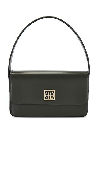 Elly Shoulder Bag in High-shine Dusty Green | Revolve Clothing (Global)