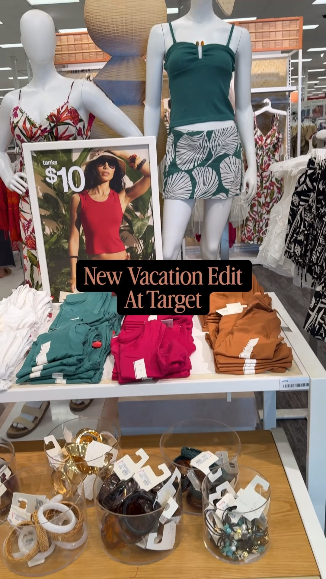 POV: If Anthro + Farm Rio had a baby… and Target is selling it!👏🌺 The Vacation Edit is HERE and it’s everything — we’re talking sarongs, jewelry, accessories, the works. Summer is SERVED.

#LTKMothersDay #LTKSeasonal
