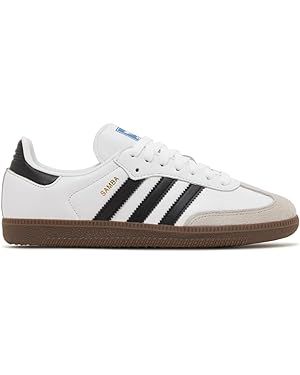 adidas Samba OG Womens Sneaker (White Black Granite, US Footwear Size System, Adult, Women, Numer... | Amazon (US)