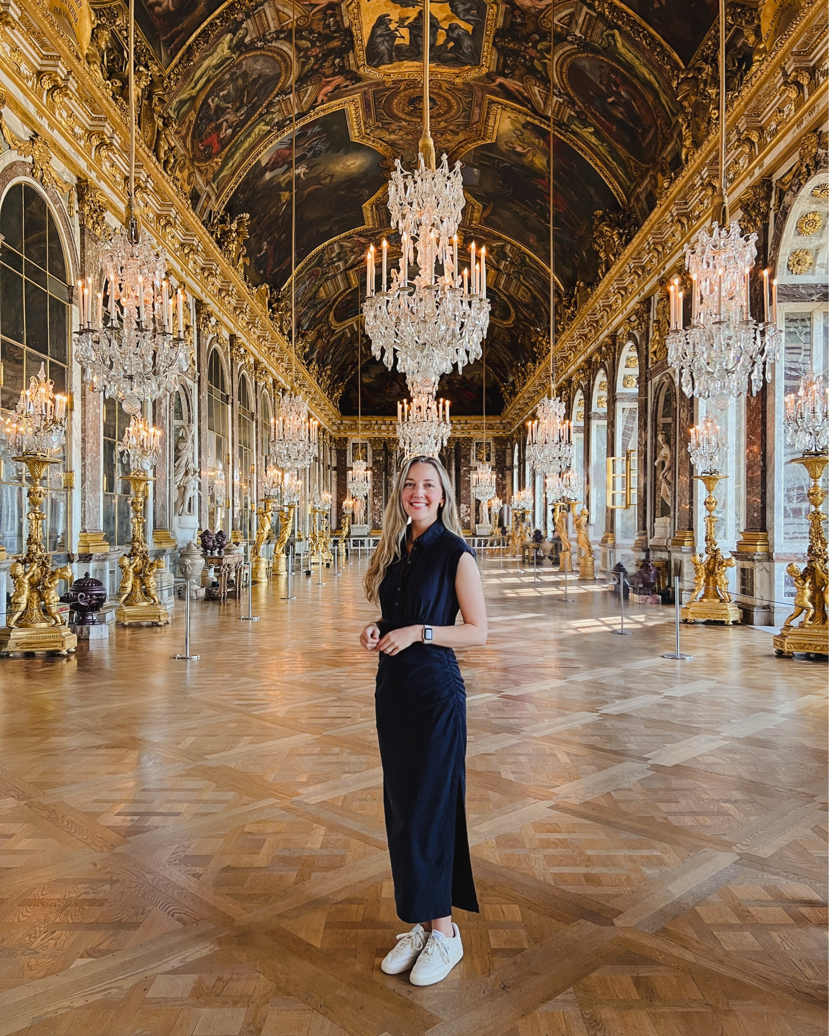 A chic dress and comfy shoes for a day in Versailles, France 🇫🇷 ✨

#LTKTravel #LTKootd