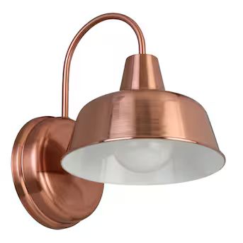 Design House Mason 1-Light 11-in Copper Outdoor Wall LightItem #2889430 |Model #588434 | Lowe's