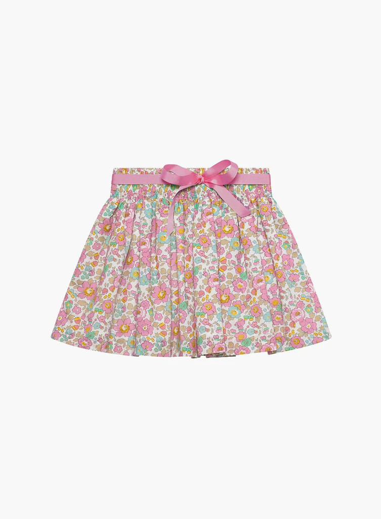 Coral Betsy Ribbon Skirt | Trotters Childrenswear
