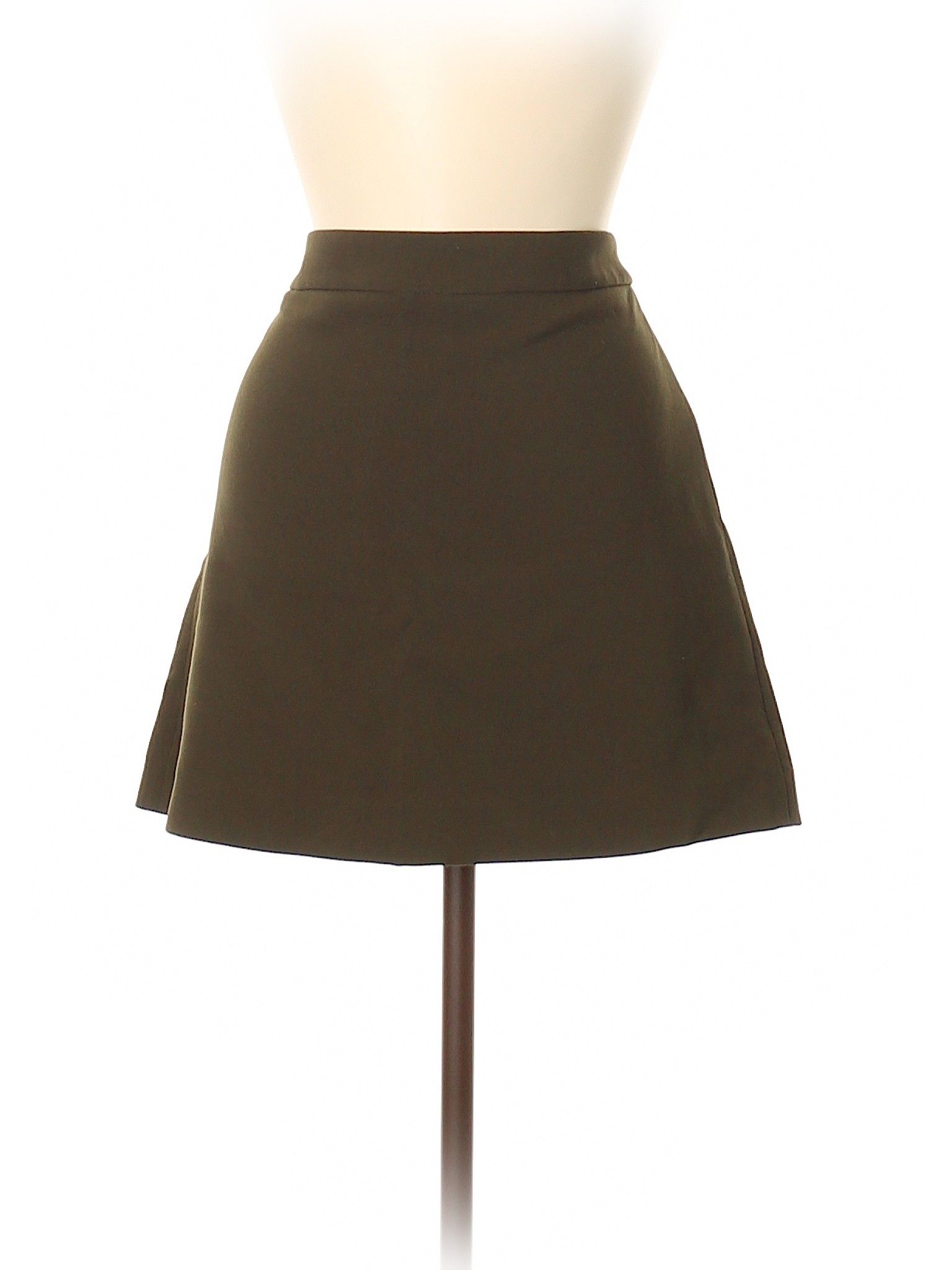 Express Casual Skirt Size 6: Dark Green Women's Bottoms - 41098032 | thredUP
