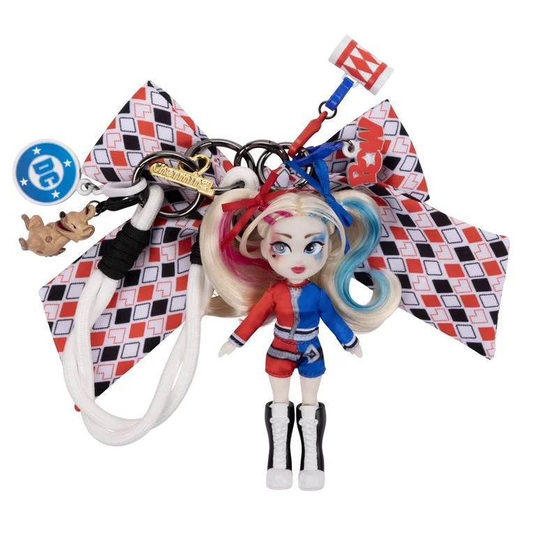 DC Harley Quinn Charming Doll Bag Charm with Accessories | Walmart (US)