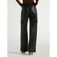 Sofia Jeans Women's Relaxed Straight Super High Rise Cargo Pants, 32.5" Inseam, Sizes 0-20 | Walmart (US)