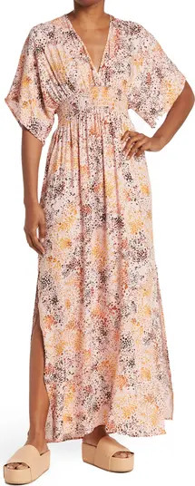 Lovestitch Elbow Sleeve Smocked Maxi Dress | Nordstromrack | Nordstrom Rack