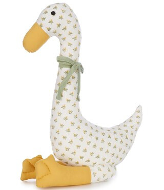 x Kristin Ellen Hockman Queenie Yellow Floral Plush Duck | Dillard's