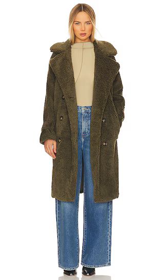 Malani Coat in Forest Green | Revolve Clothing (Global)