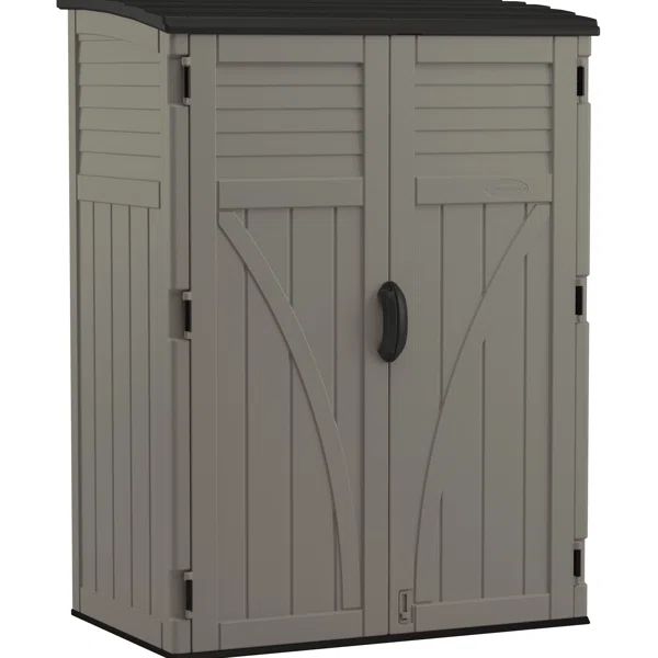 Suncast 4 ft. 5 in. W x 2 ft. 8 in. D Resin Vertical Tool Shed | Wayfair North America