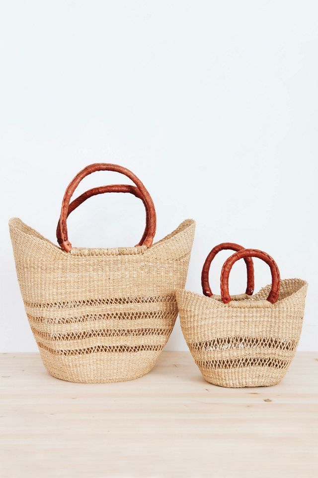 Connected Goods Bridger Lace Shopper Basket | Urban Outfitters (US and RoW)
