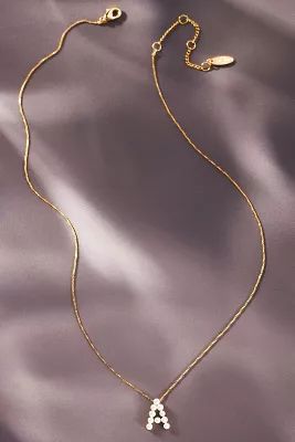Monogram Pearl Necklace | Anthropologie (US)