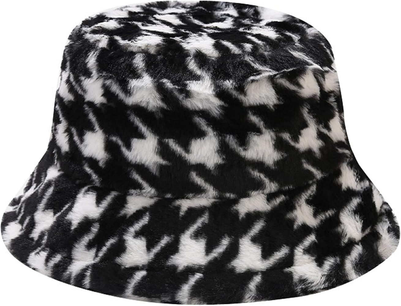 Dirholl Women's Winter Faux Fur Fuzzy Warm Bucket Hat | Amazon (US)