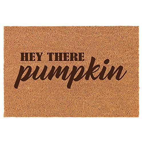 Coir Door Mat Doormat Hey There Pumpkin | Walmart (US)